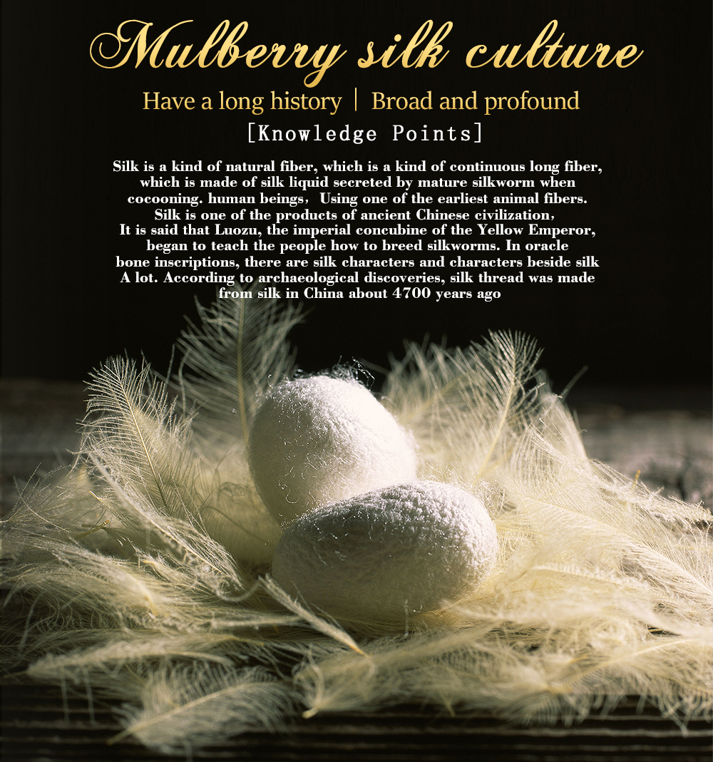 Mulberry silk cocoons